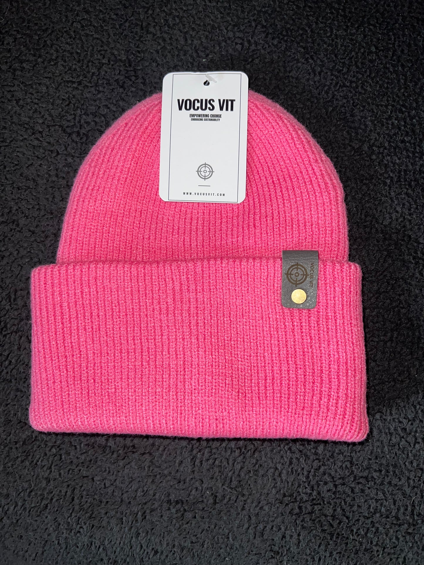 UNISEX BEANIE, TRUE PINK