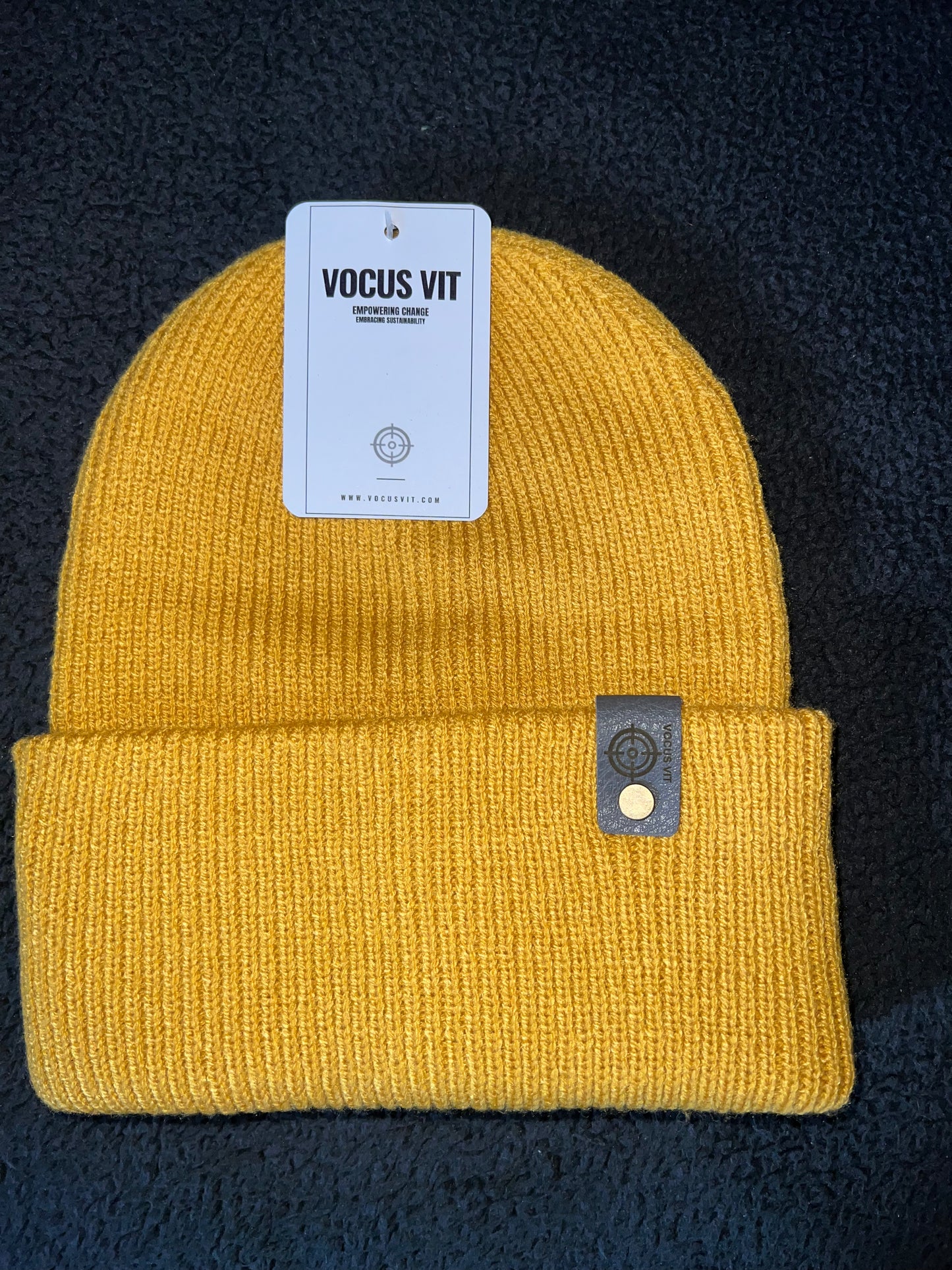 UNISEX BEANIE, MUSTARD