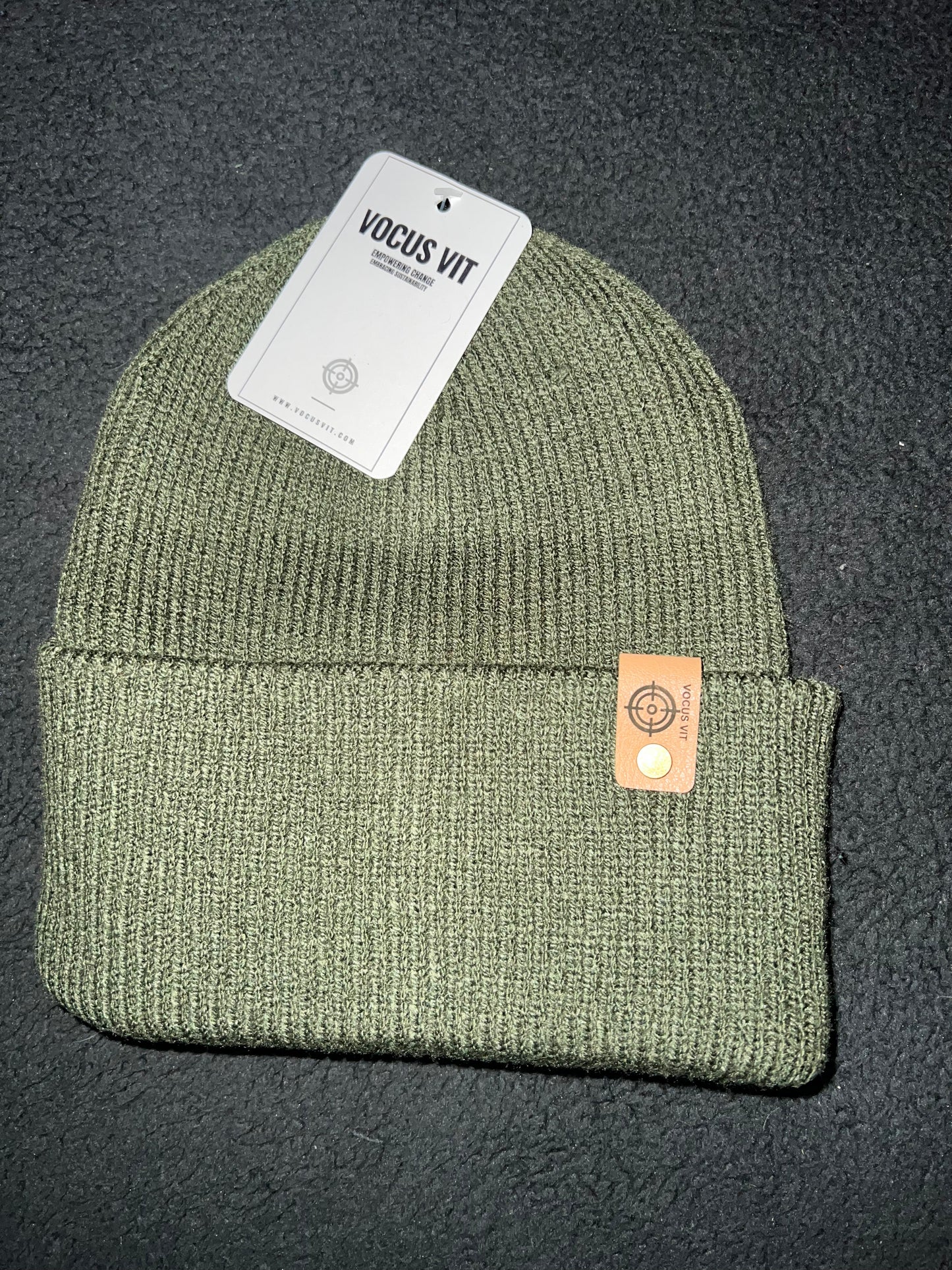 UNISEX BEANIE, KHAKI